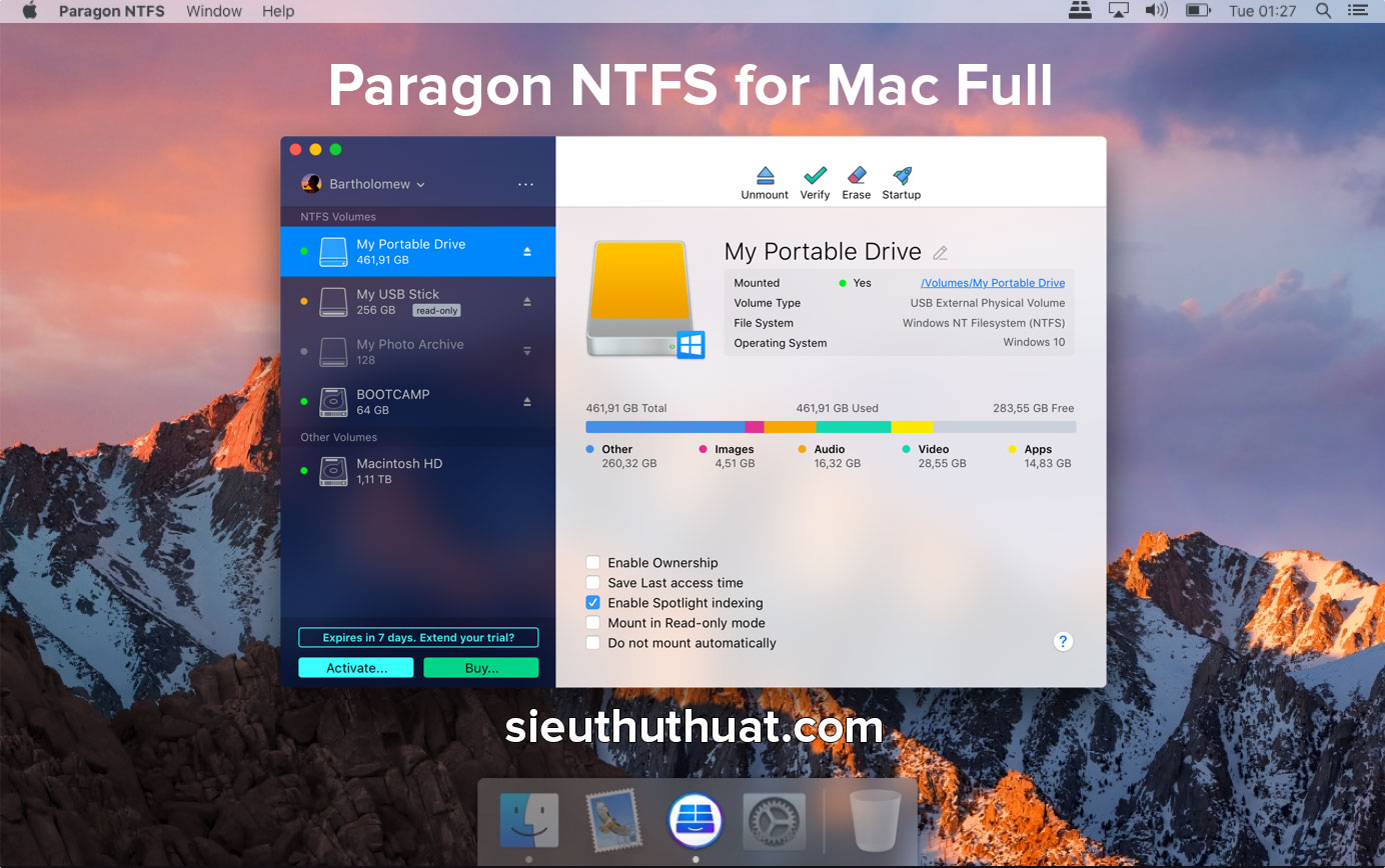 paragon ntfs for mac activate